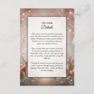 Luminous Woodland Realm of Sparkle and Bloom Enclosure Card
