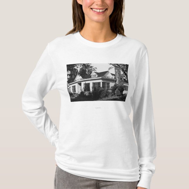 Lummi Island, WA - View Loganita Lodge Photograp T-Shirt (Front)