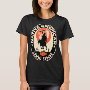 Lummi Tribe Native American Indian Pride Deco Vint T-Shirt