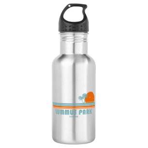 Lummus Park Florida Sun Palm Trees 532 Ml Water Bottle