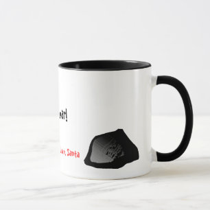 lump of coal coffee mug