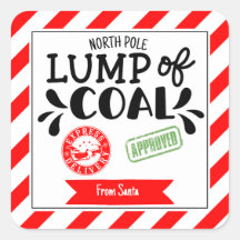 Lump of Coal funny funky Christmas Santa