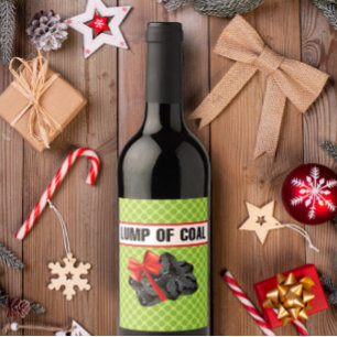 Lump of Coal Wine Label