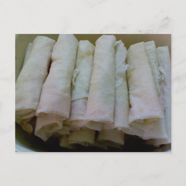 Lumpia - Filipino Food Postcard (Front)