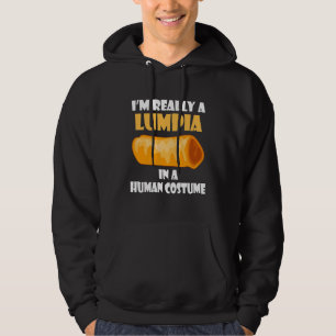 Lumpia Human Costume Pinoy Foodie Filipino Food Hoodie