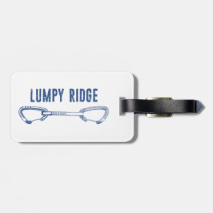 Lumpy Ridge Rock Climbing Quickdraw Luggage Tag