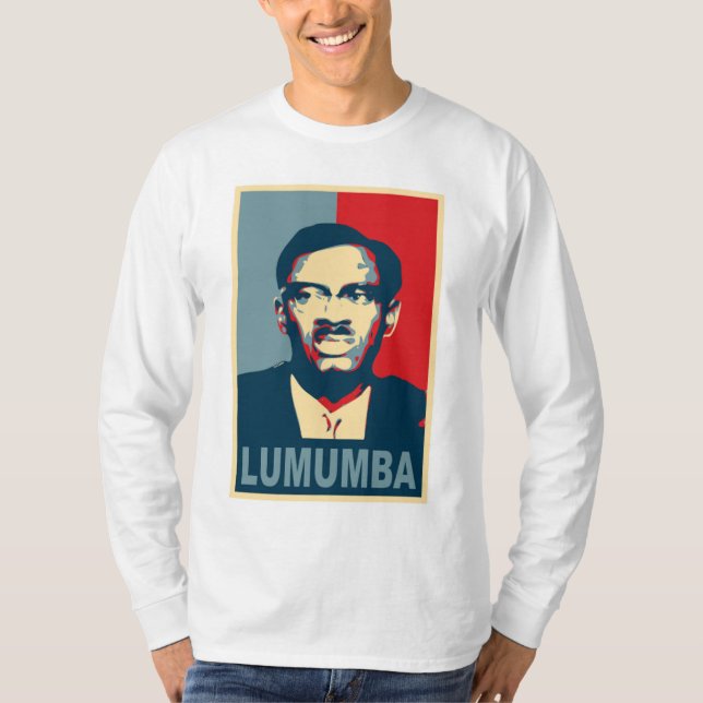 Lumumba for President T-Shirt (Front)