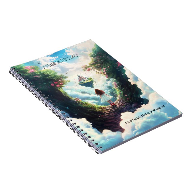 Luna and the Cloud Castle – Enchanted Notebook (Right Side)