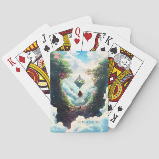 Luna and the Cloud Castle – Enchanted Playing Card