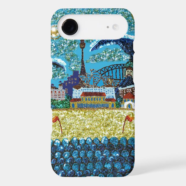 Luna Bondi Sequin Art iPhone 4 Barely There Case-Mate iPhone Case (Back)
