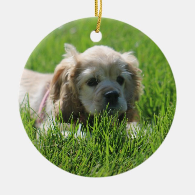 Luna Ceramic Tree Decoration (Front)