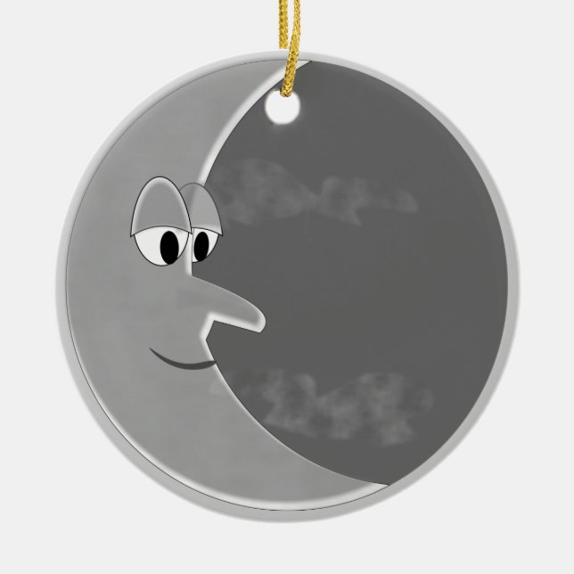 Luna Ceramic Tree Decoration (Front)