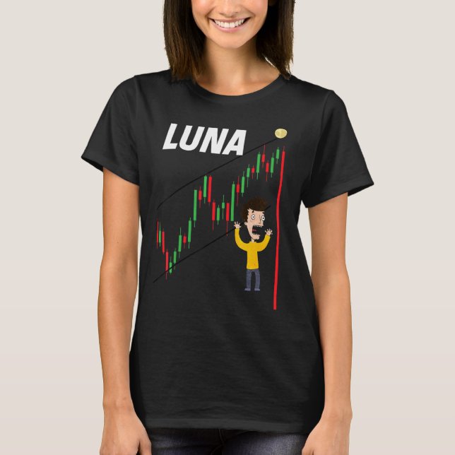 Luna Crypto Crash Trading Cryptocurrency Btc 2022  T-Shirt (Front)