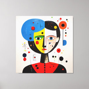 Luna - Duality of Expression Canvas Print