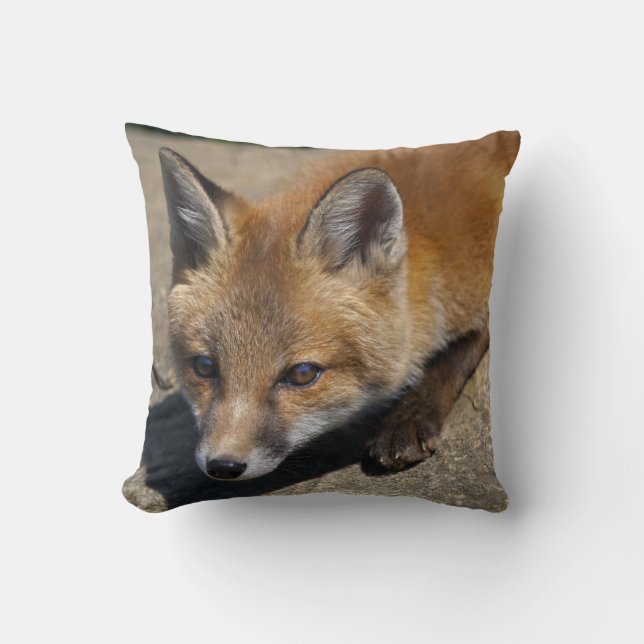 Luna Fox Pillow (Front)