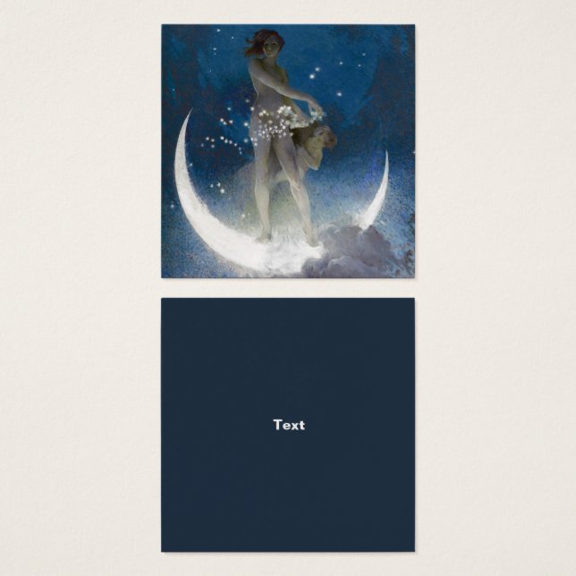 Luna Goddess at Night Scattering Stars (Front & Back)