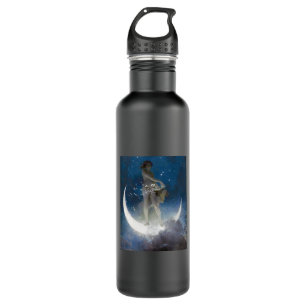 Luna Goddess at Night Scattering Stars 710 Ml Water Bottle
