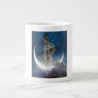 Luna Goddess at Night Scattering Stars