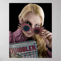 Luna Lovegood Peeks Over Glasses