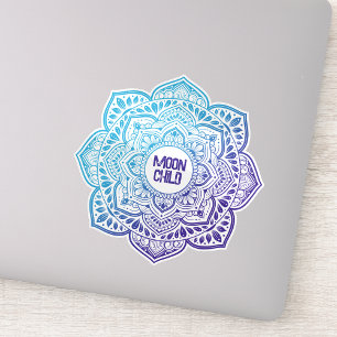Luna Mandala Personalised Vinyl Sticker