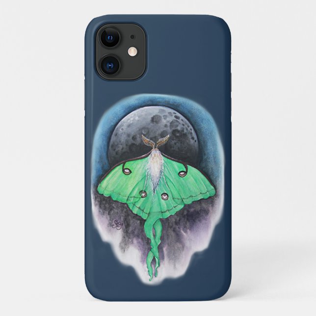Luna Moon Moth Case-Mate iPhone Case (Back)