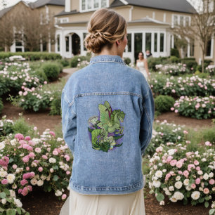 Luna Moonduster Moth Fairy Horse Denim Jacket