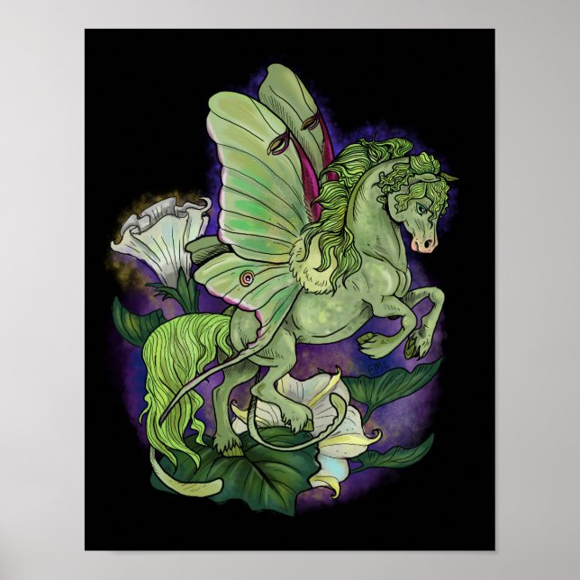 Luna Moonduster Moth Fairy Horse Poster (Front)