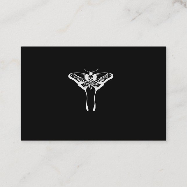 Luna Moth business card (Front)