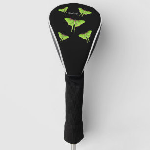 Luna Moth cartoon illustration Golf Head Cover