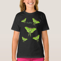 Luna Moth cartoon illustration