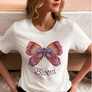 Luna Moth, Floral Moth T-Shirt