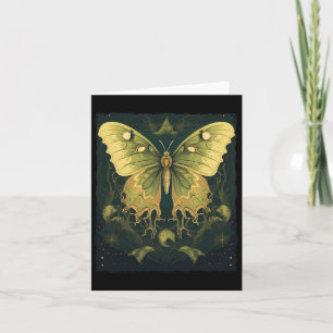 Luna Moth Halloween Card