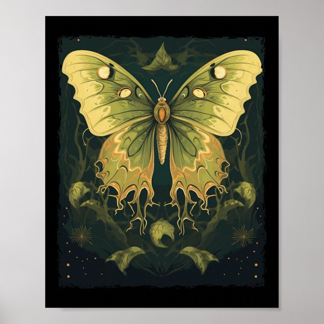 Luna Moth Halloween Costume Halloween Poster (Front)
