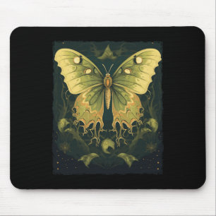Luna Moth Halloween Mouse Pad