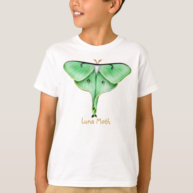 Luna Moth Kids T-Shirt (Front)