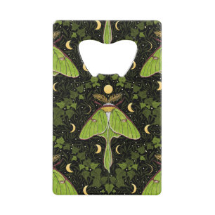 Luna moth, moon phases and ivy damask 2