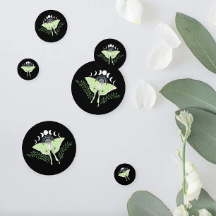 Luna Moth Moon Phases Confetti