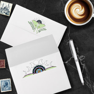 Luna Moth Moon Phases Envelope