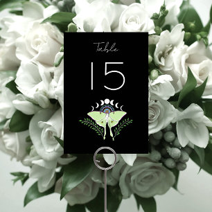 Luna Moth Moon Phases Table Number