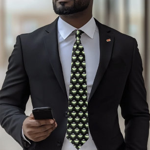 Luna Moth Moon Phases Tie