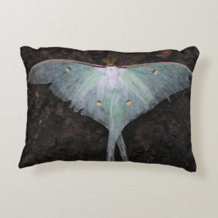luna moth nature butterfly fairy fantasy dream decorative cushion