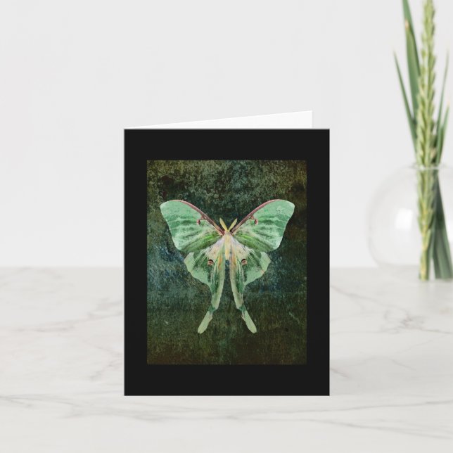 Luna Moth Note Card (Front)