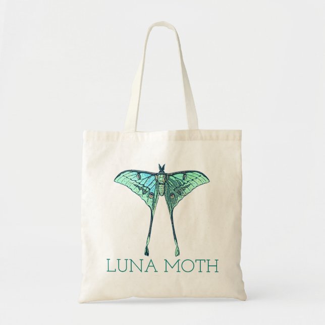 Luna Moth Tote Bag (Front)