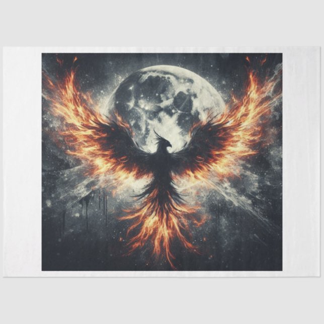 Luna Phoenix Tissue Paper (Front)