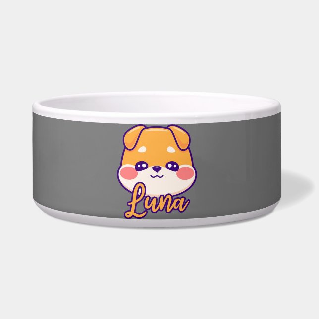 Luna the Dog Bowl (Front)