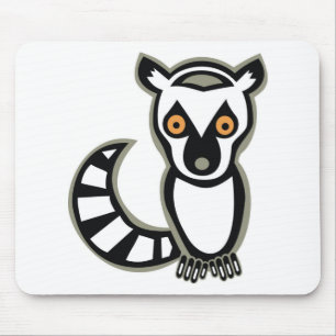 LUNA the LEMUR Mouse Pad