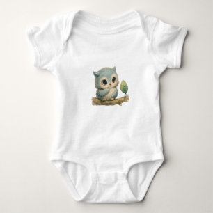 Luna the Owl Toddler Tee – Nighttime Guardian