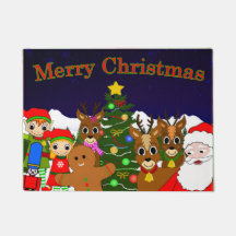 Lunar and Willow's Christmas Wish Doormat