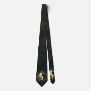 Lunar Balance – Where Shadows Embrace the Light. Tie