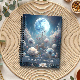 Lunar Bloom Planner – Mystical Floral Moon Journal
